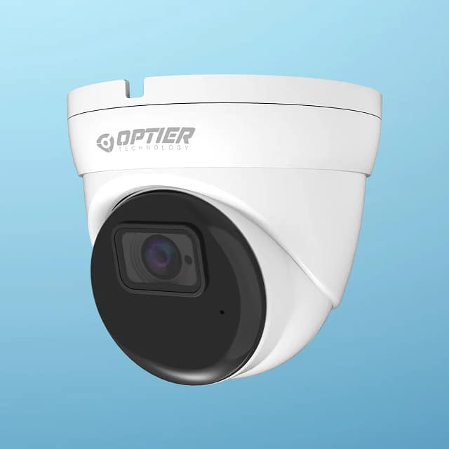 Professional 2 Megapixel 60 fps AI Metal Dome Network Camera