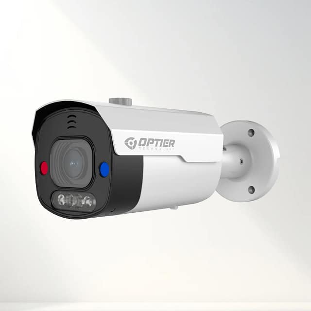 Optier Professional 8MP AI Motorised Two Way Network Bullet Camera